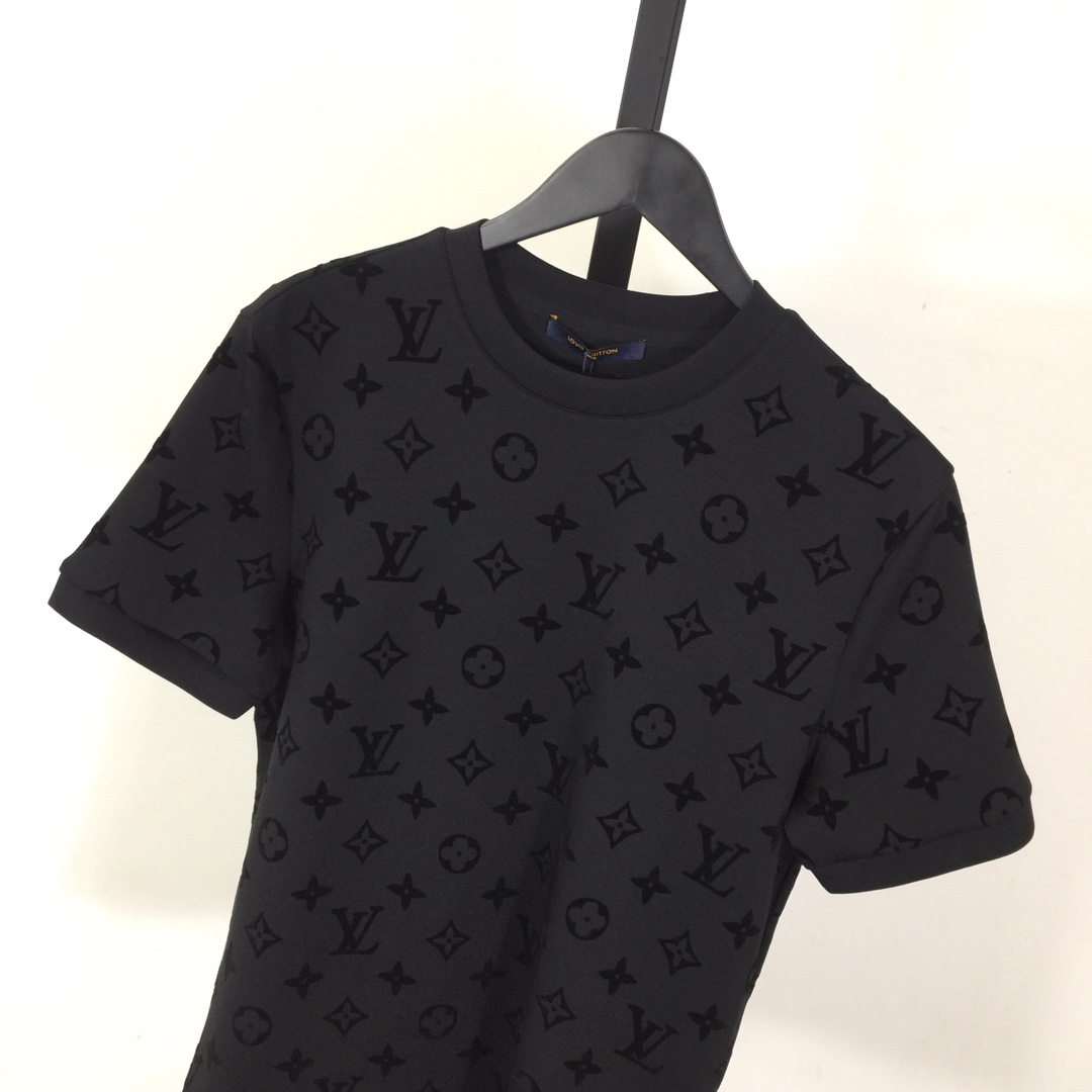 Louis Vuitton Embellished Cotton T-shirt - DesignerGu