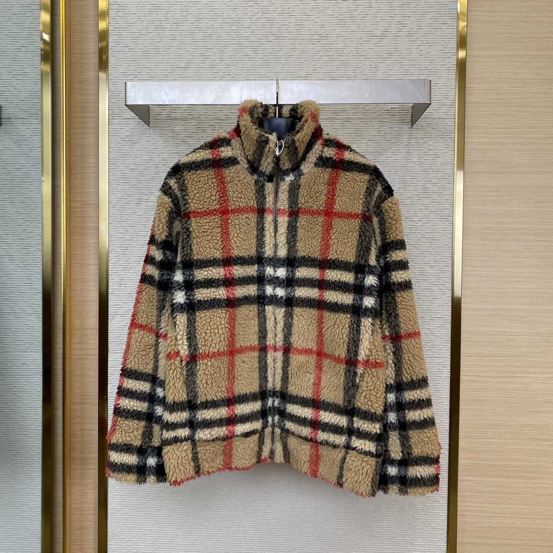 Burberry Check Wool Jacket  - DesignerGu