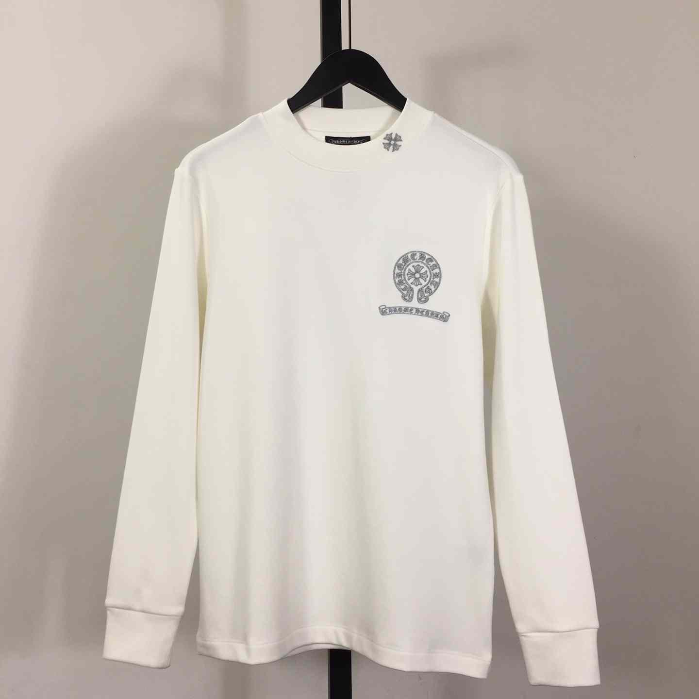 Chrome Hearts Logo Long Sleeve Tee - DesignerGu