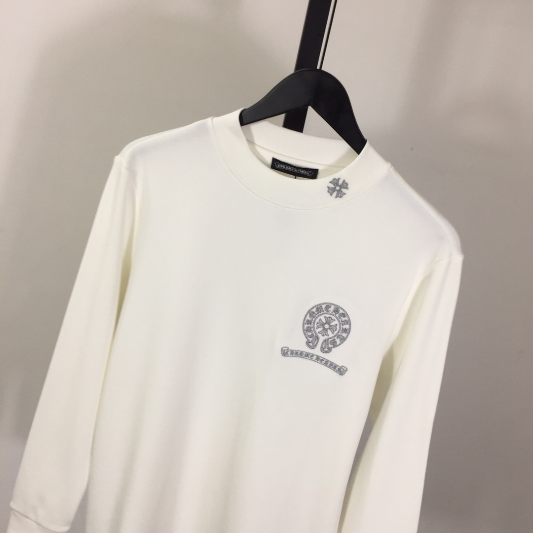 Chrome Hearts Logo Long Sleeve Tee - DesignerGu