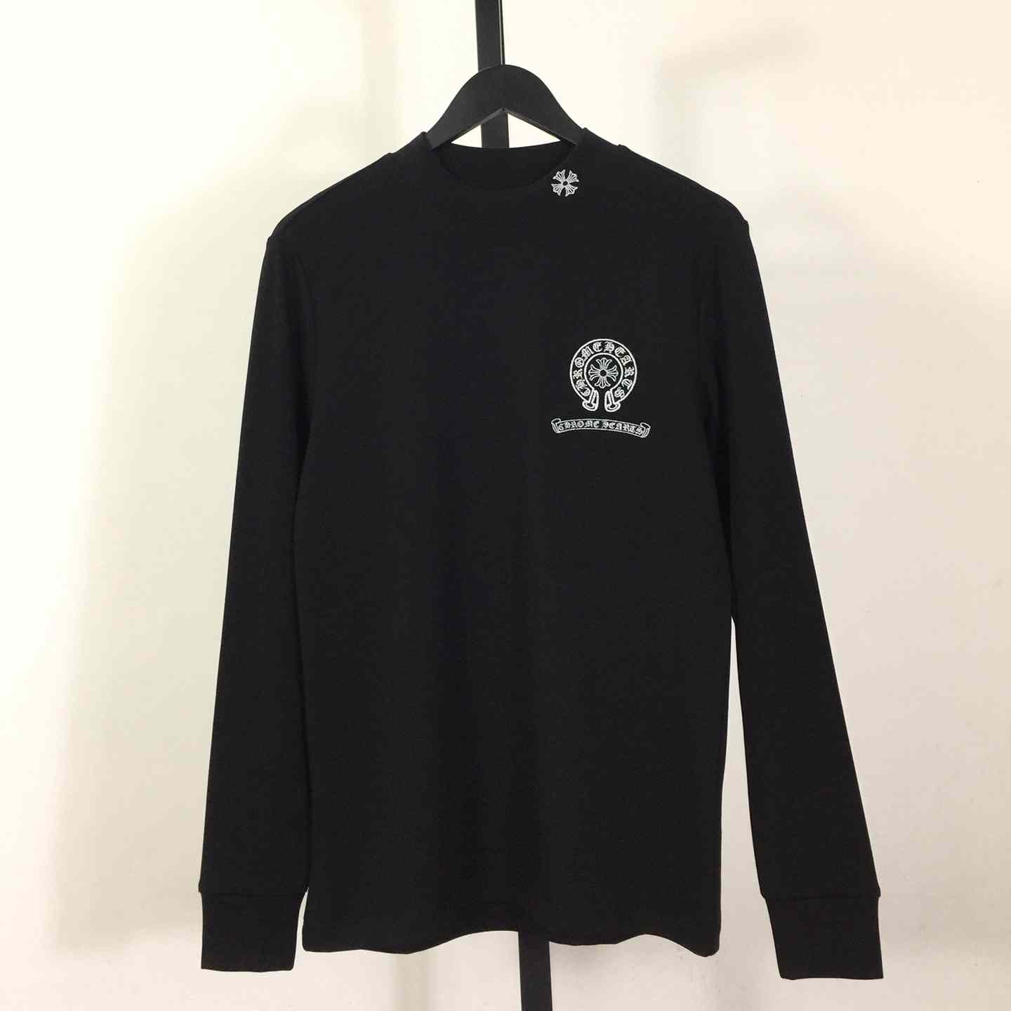 Chrome Hearts Logo Long Sleeve Tee - DesignerGu