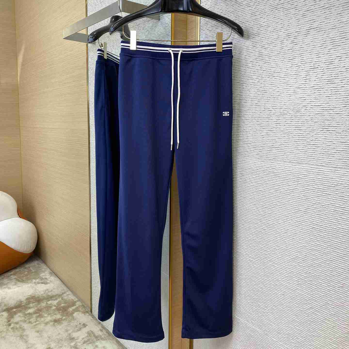 Celine Tracksuit Pants In Double Face Jersey - DesignerGu