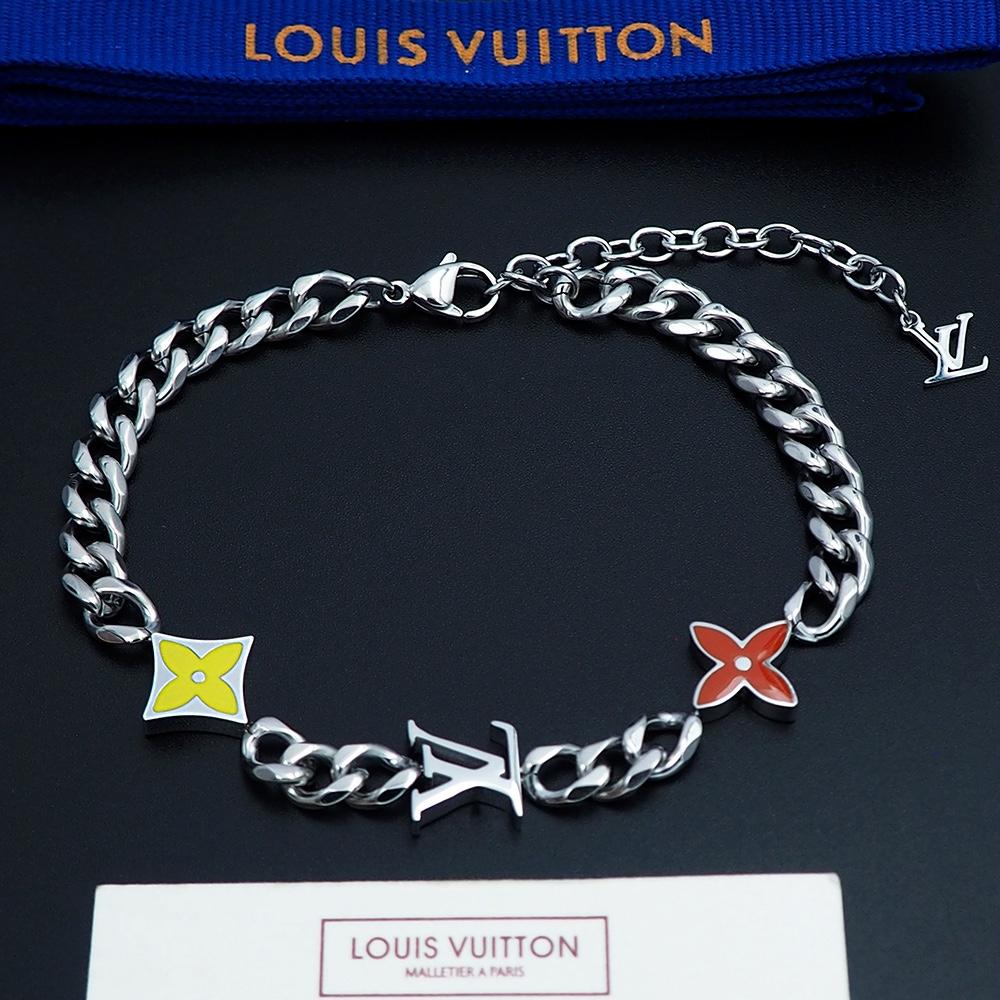 Louis Vuitton Monogram Row Bracelet  M1598A - DesignerGu