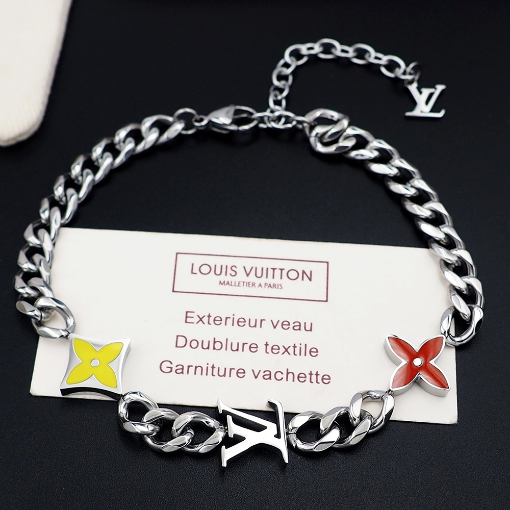 Louis Vuitton Monogram Row Bracelet  M1598A - DesignerGu