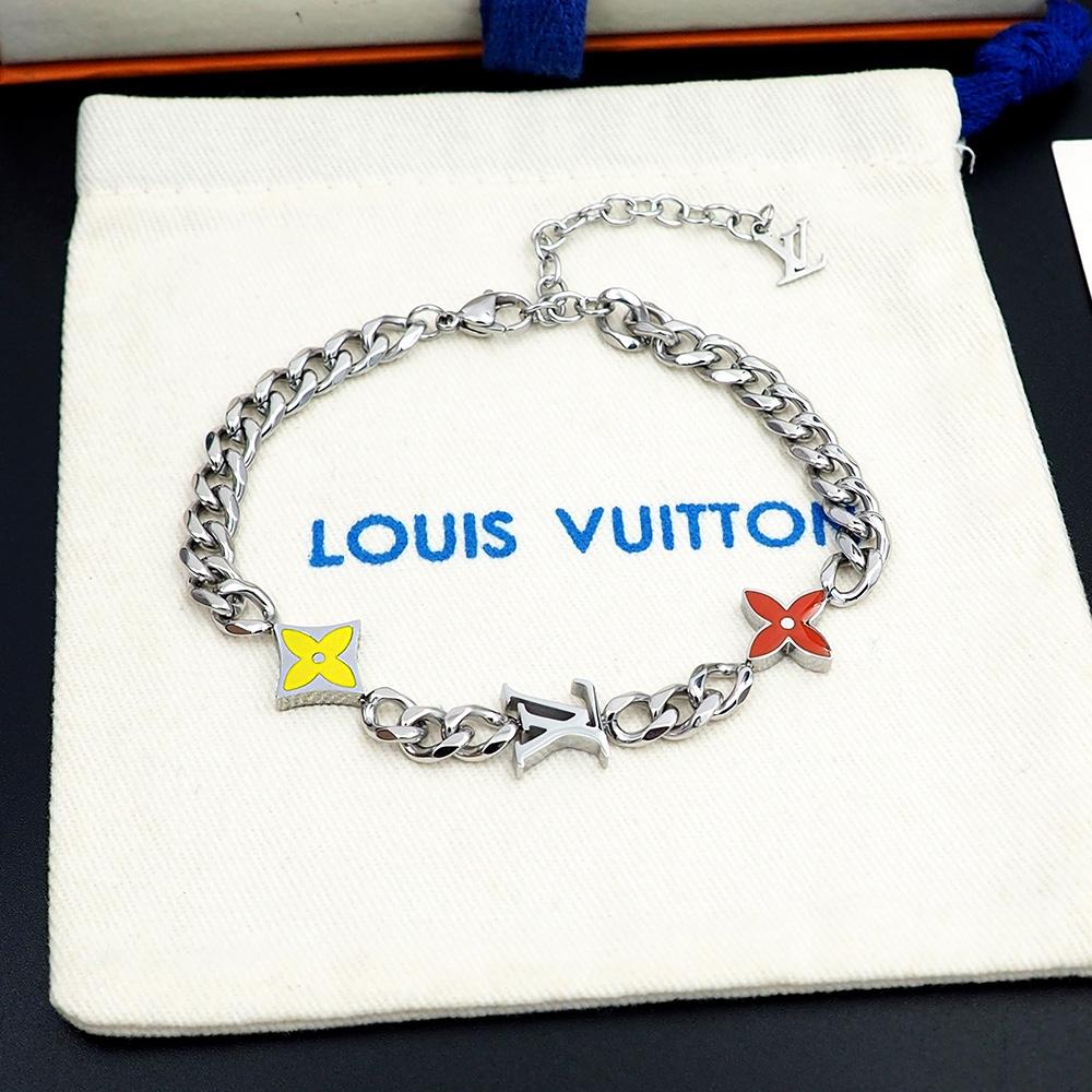 Louis Vuitton Monogram Row Bracelet  M1598A - DesignerGu