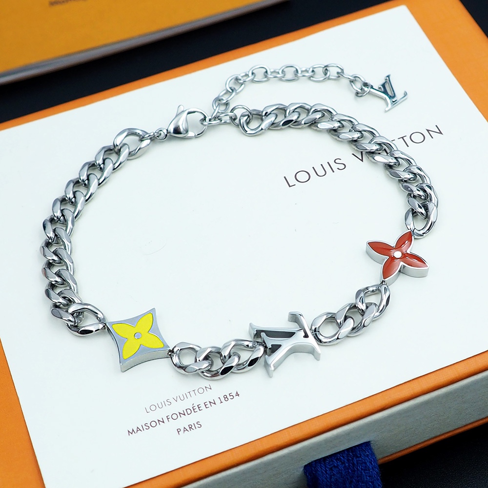 Louis Vuitton Monogram Row Bracelet  M1598A - DesignerGu