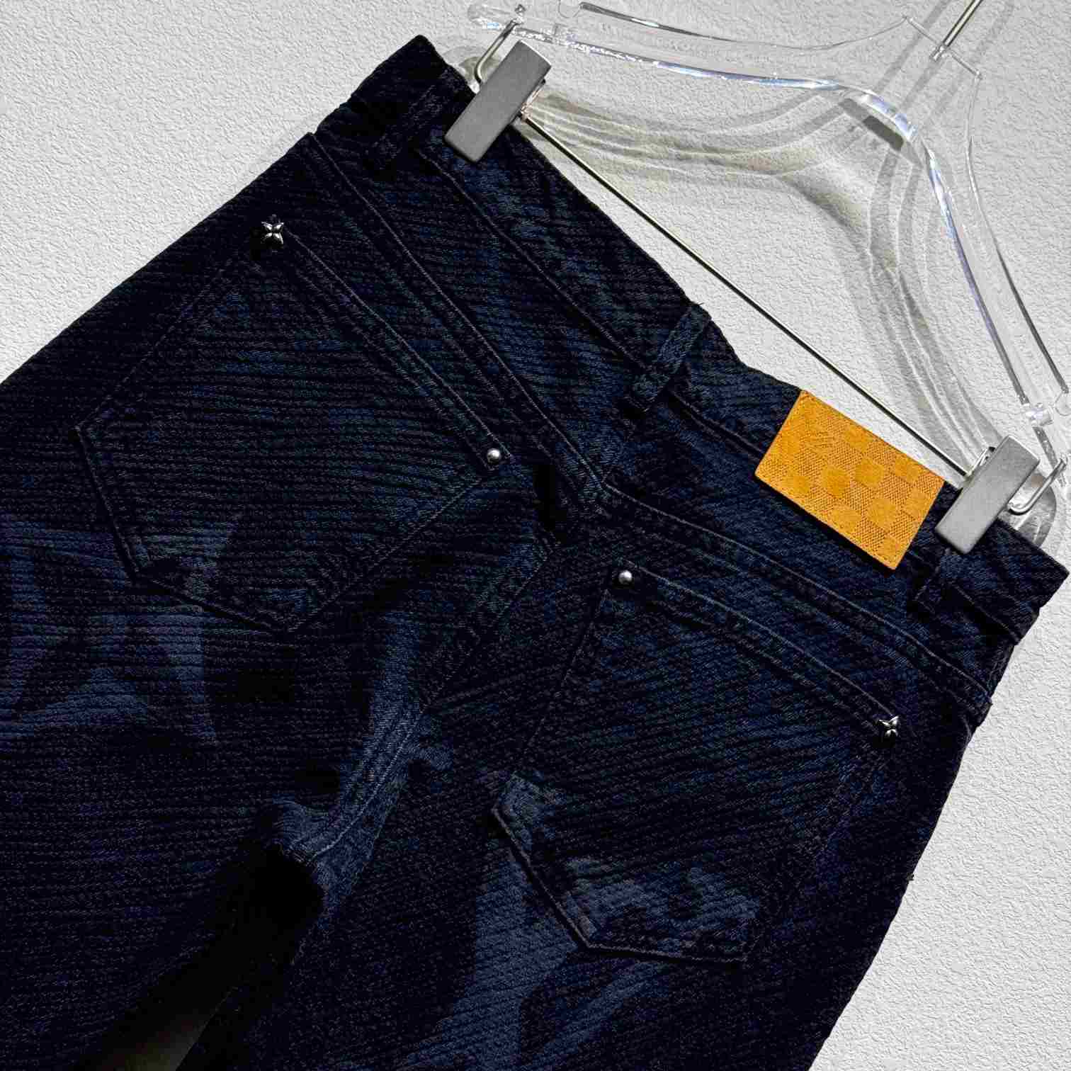 Louis Vuitton Monogram Denim Pants - DesignerGu