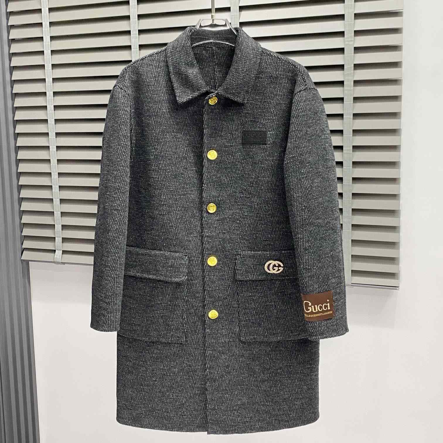 Gucci Wool Coat  - DesignerGu