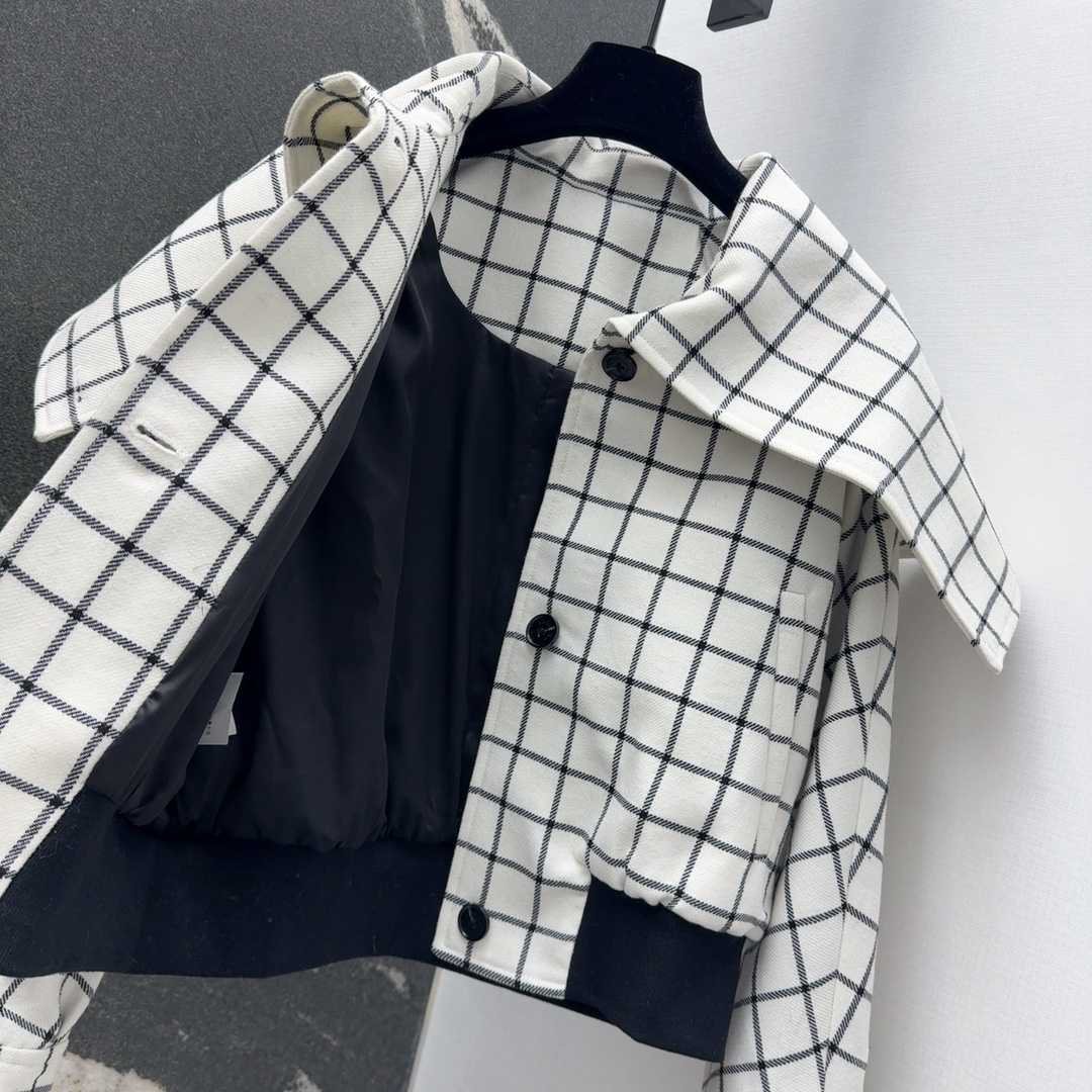 Dior Bomber Jacket with Oversized Collar  - DesignerGu