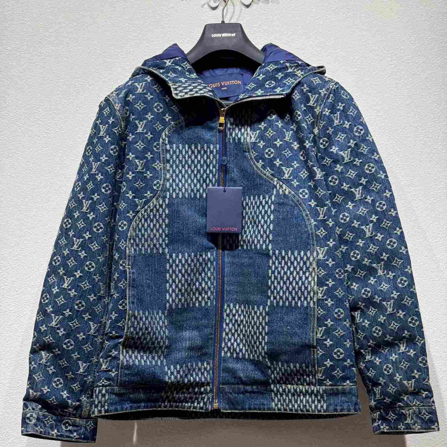 Louis Vuitton Wave Damier Denim Jacket - DesignerGu