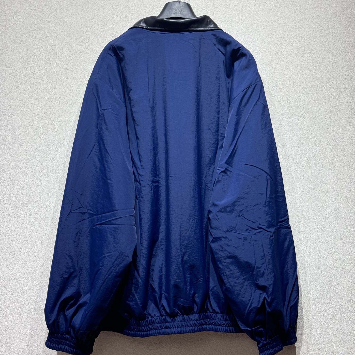 Balenciaga Loop Sports Icon Large Tracksuit Jacket In Navy Blue - DesignerGu