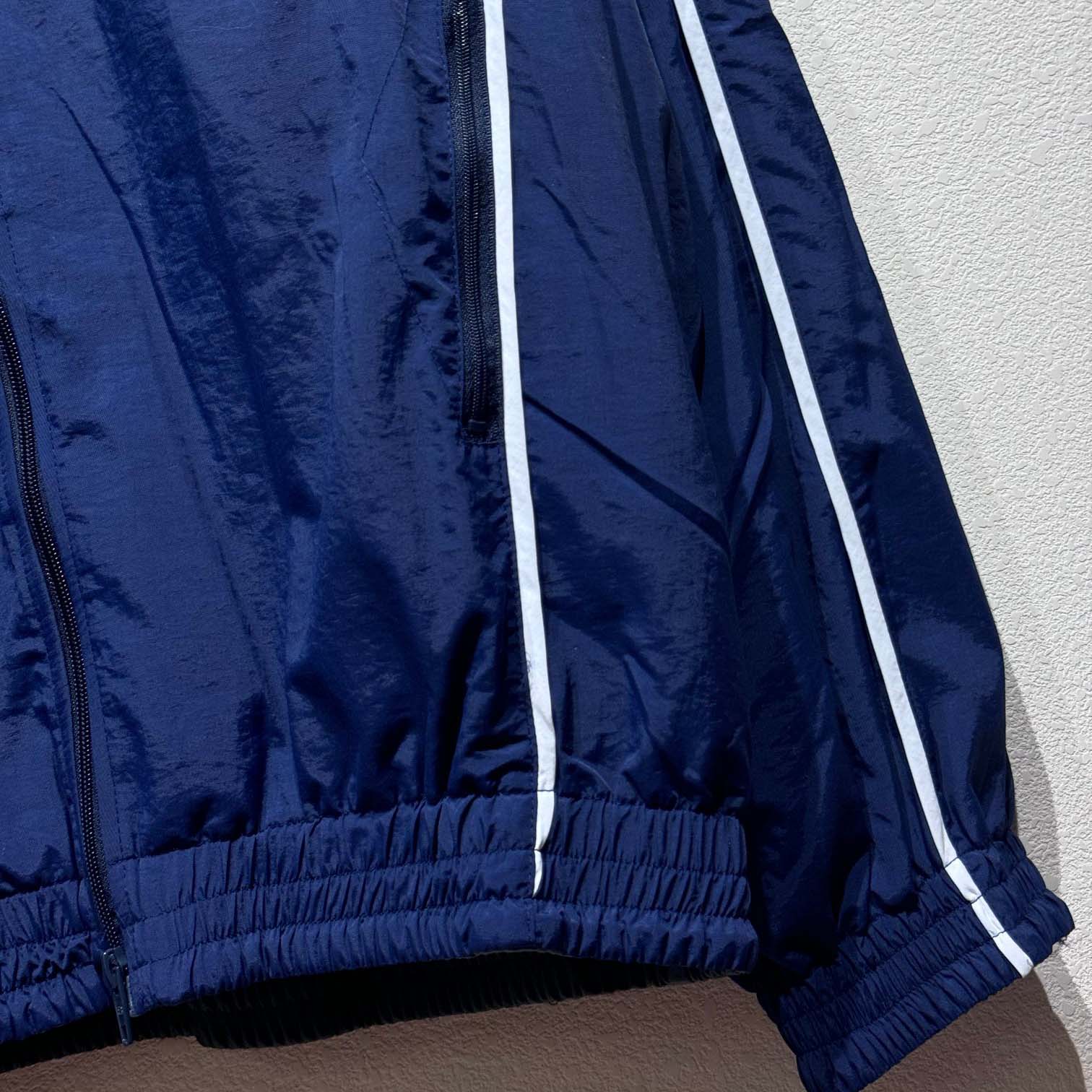 Balenciaga Loop Sports Icon Large Tracksuit Jacket In Navy Blue - DesignerGu