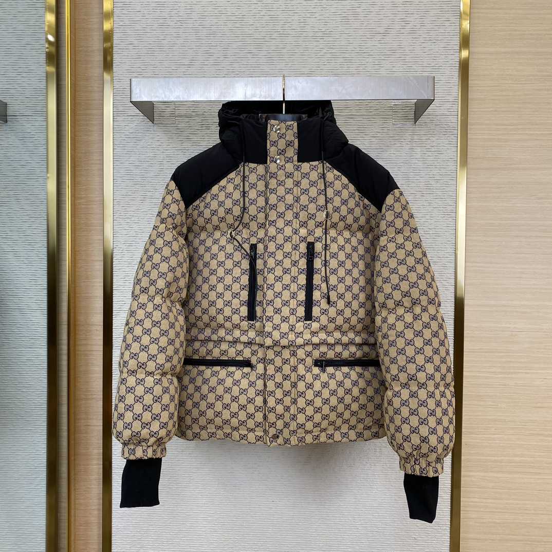 Gucci GG Canvas Bomber Jacket - DesignerGu