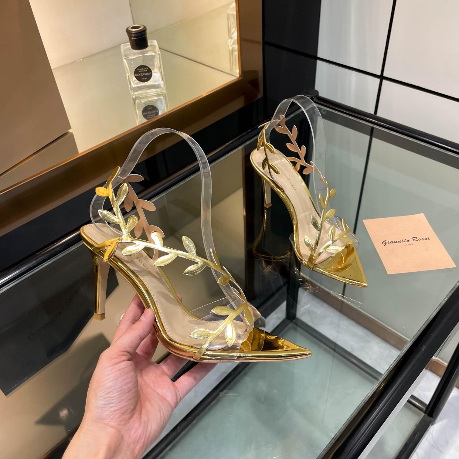 Gianvito Rossi 105mm Flavia Sandals - DesignerGu