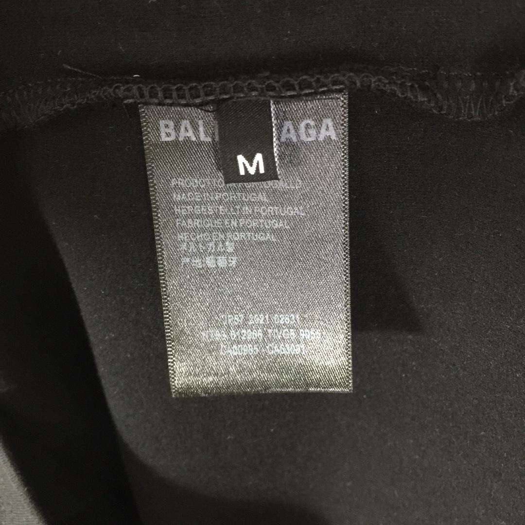 Balenciaga Logo Long Sleeve Tee - DesignerGu