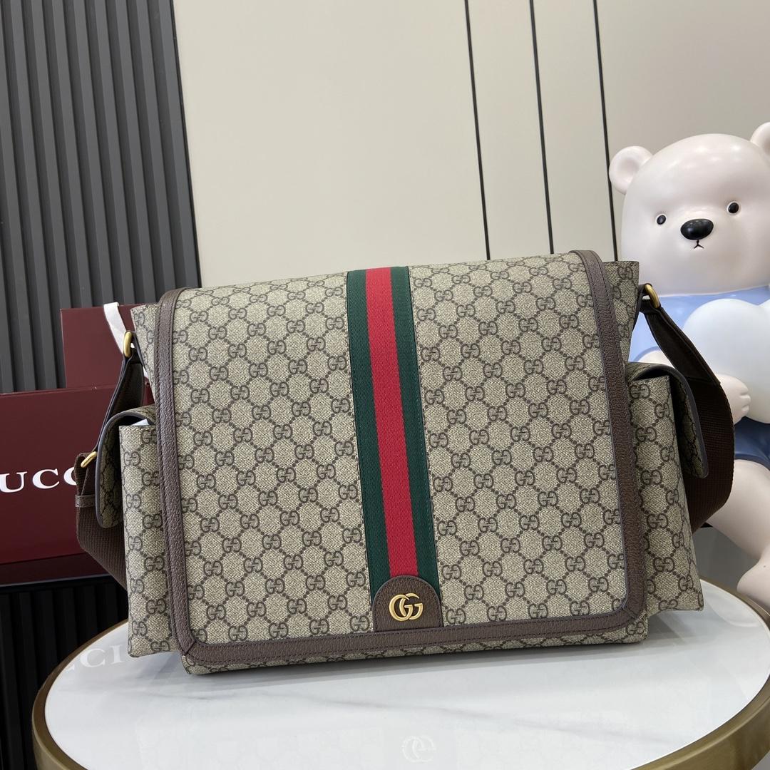 Gucci Large GG Diaper Bag - DesignerGu