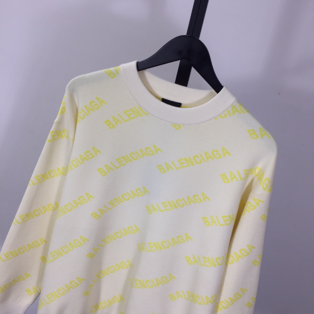 Balenciaga Logo Sweater - DesignerGu