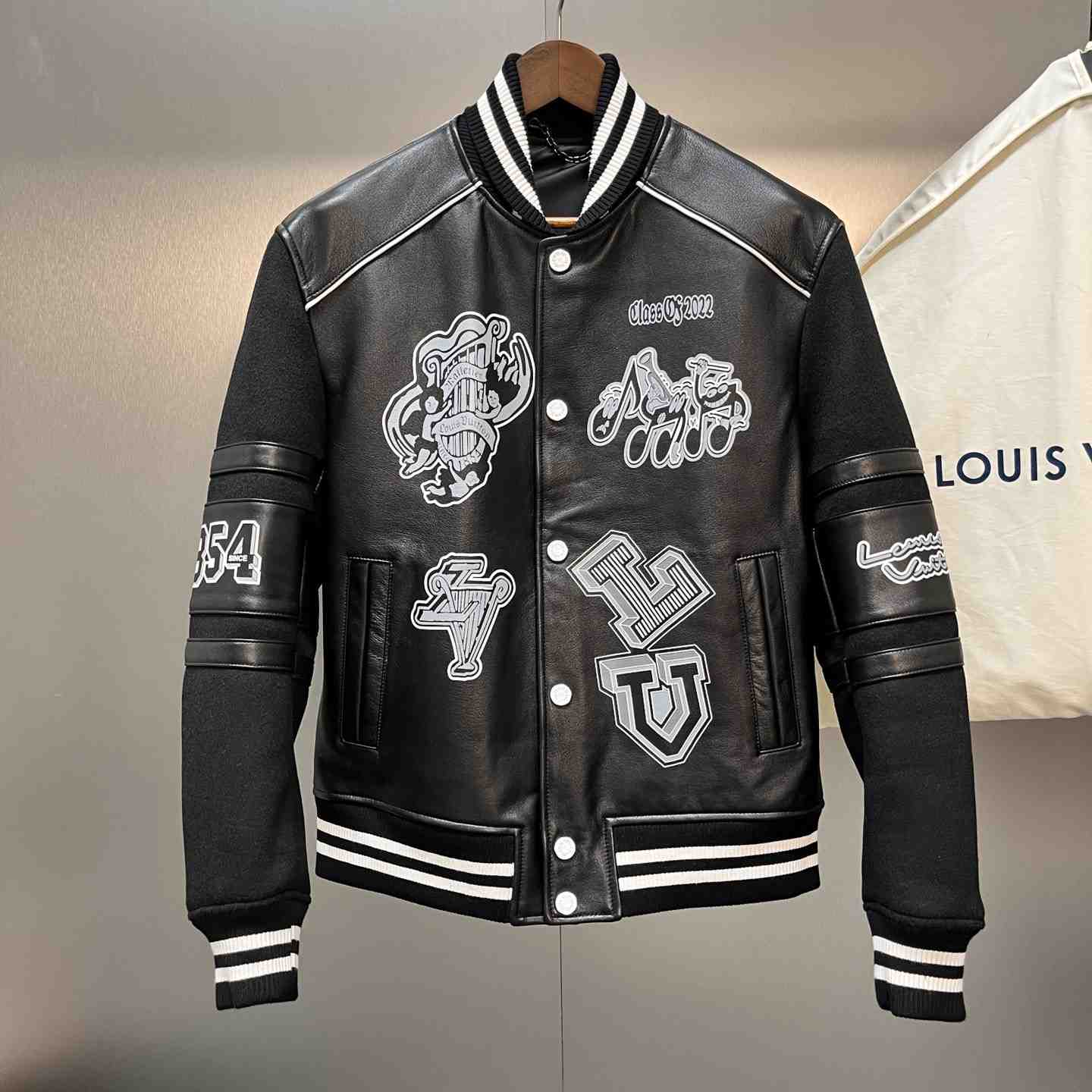 Louis Vuitton Leather Jacket - DesignerGu