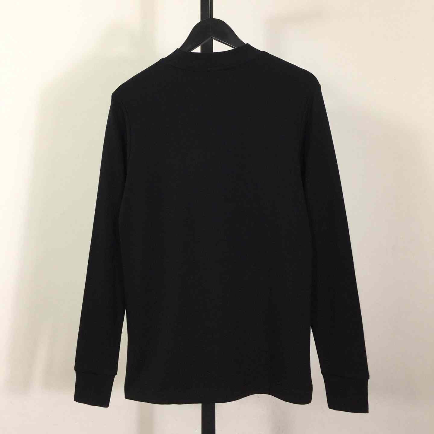 Saint Laurent Logo Long Sleeve Tee - DesignerGu