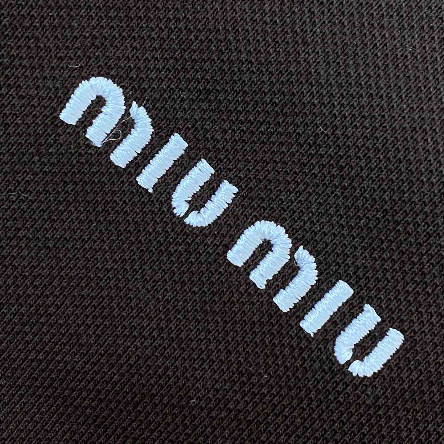 Miu Miu Piqué and Jersey Polo Shirt - DesignerGu