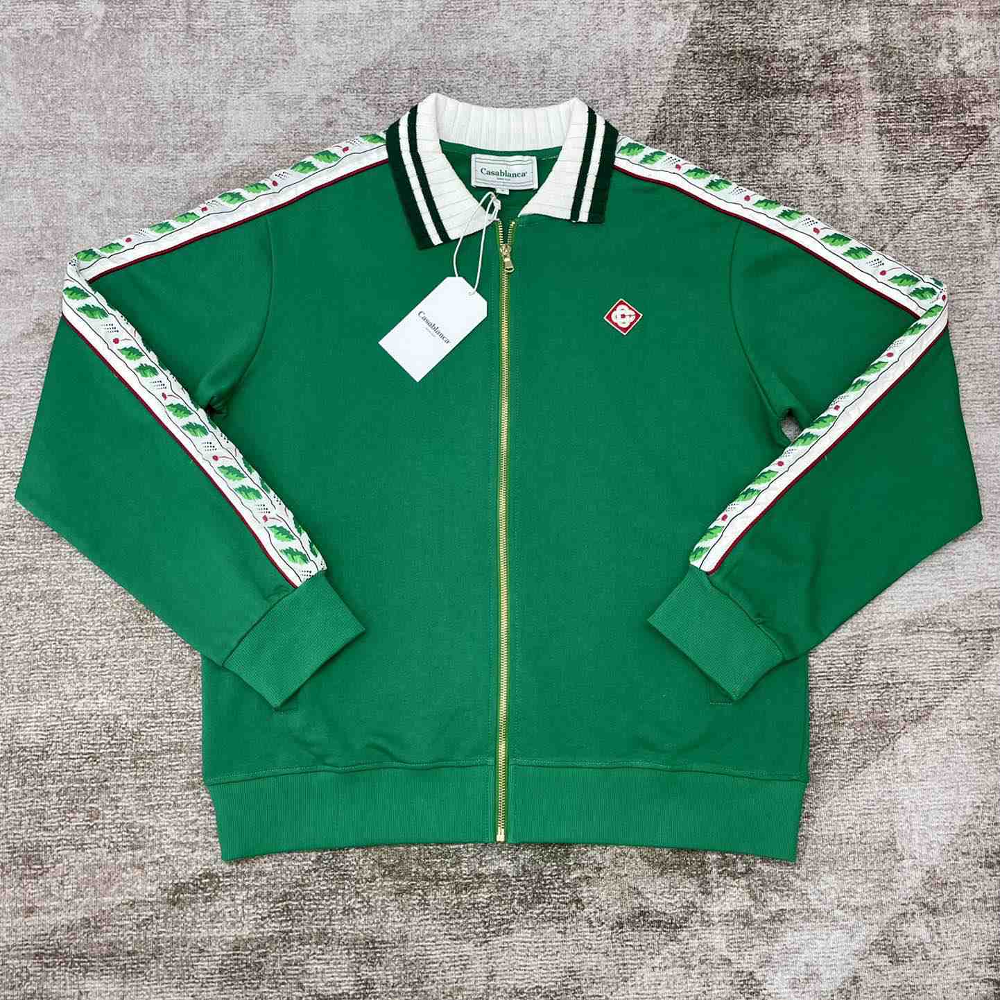 Casablanca Laurel Track Jacket   c847 - DesignerGu