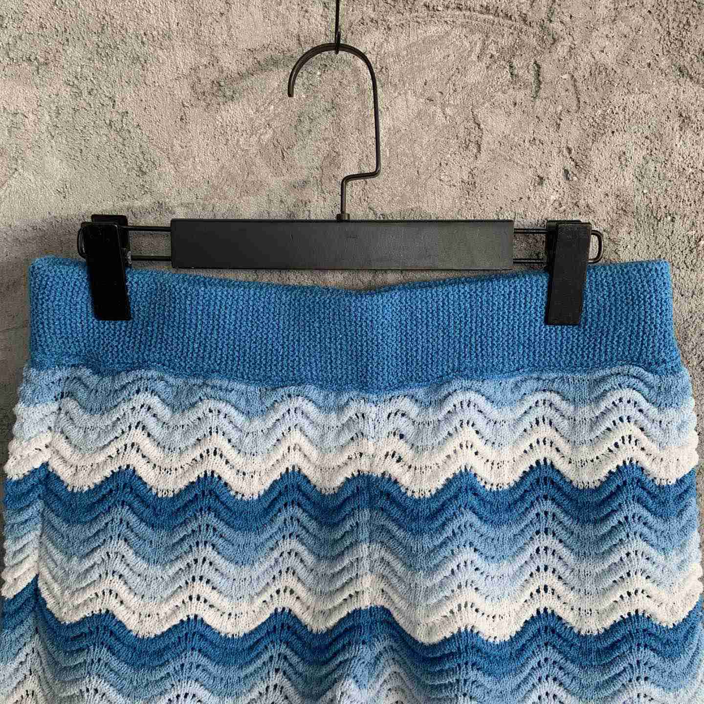 Casablanca Blue Wavy Shorts - DesignerGu