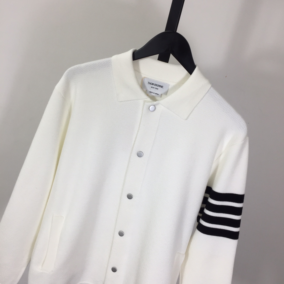 Thom Browne 4-Bar Jacket In Black - DesignerGu