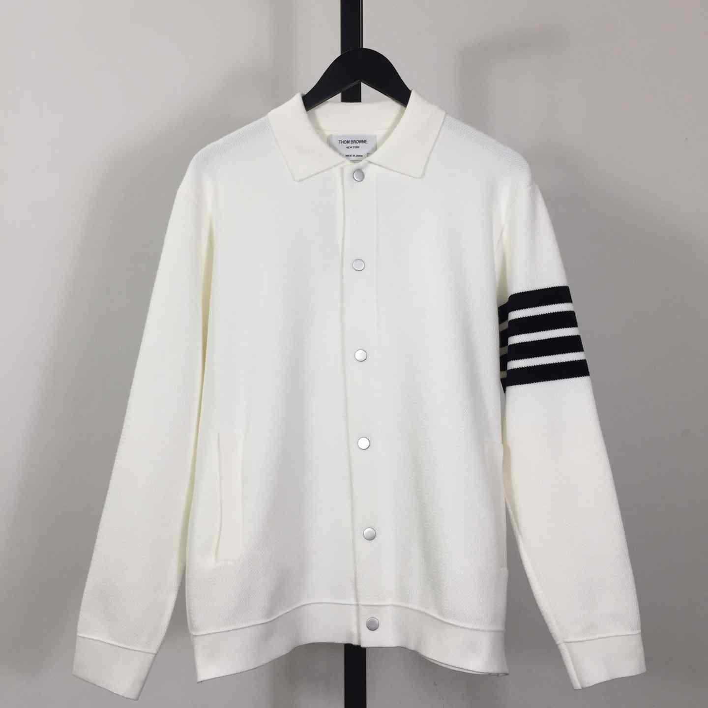 Thom Browne 4-Bar Jacket In Black - DesignerGu