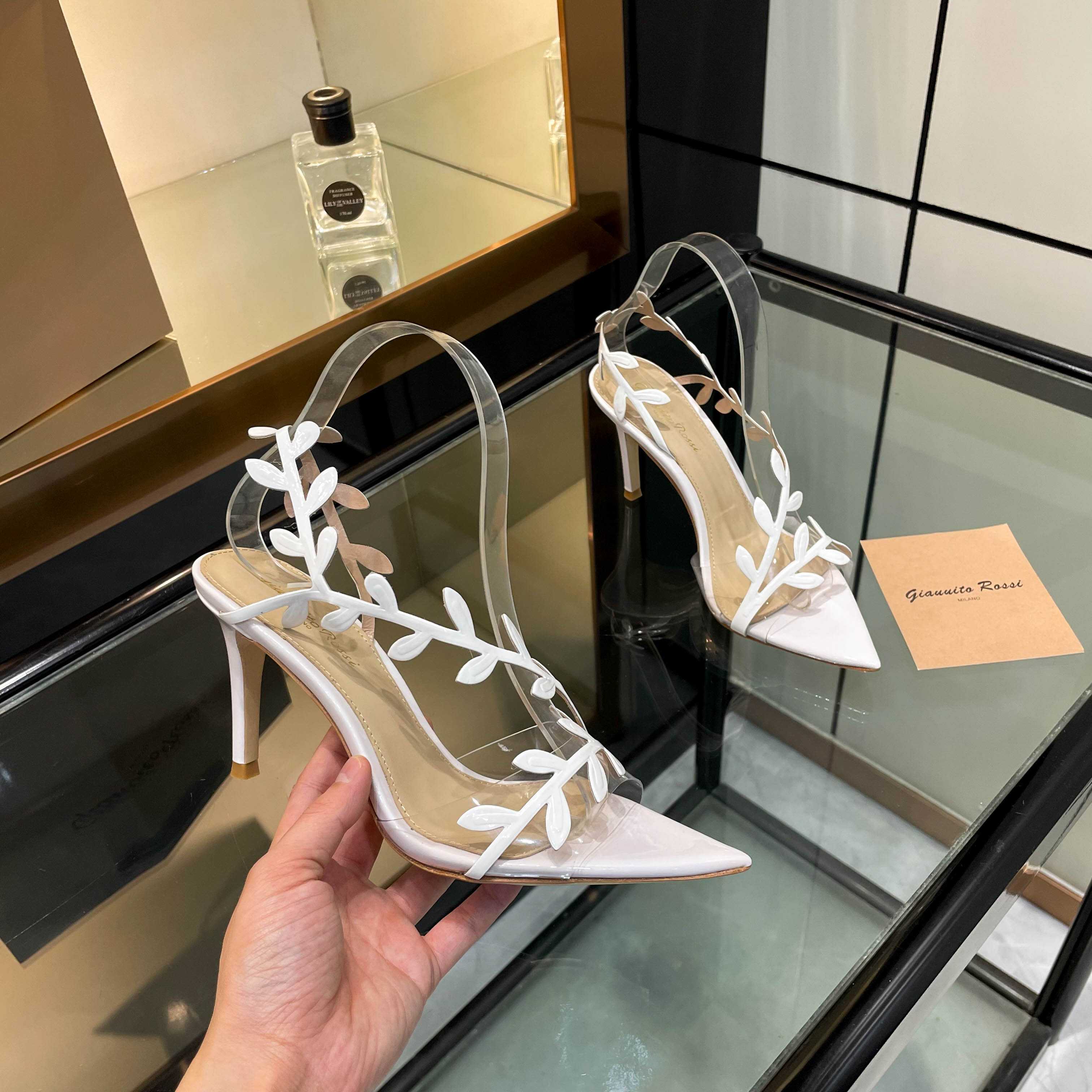 Gianvito Rossi 105mm Flavia Sandals - DesignerGu