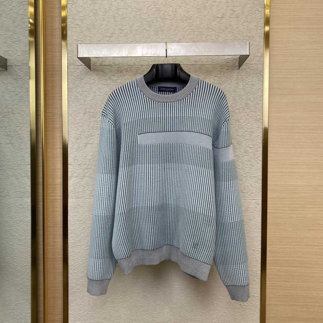 Louis Vuitton LV x Park Seo-Bo Jacquard Cotton Crewneck   - DesignerGu