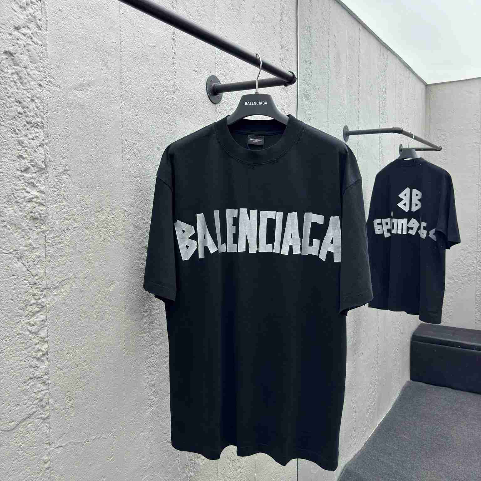 Balenciaga Tape Type T-Shirt  - DesignerGu