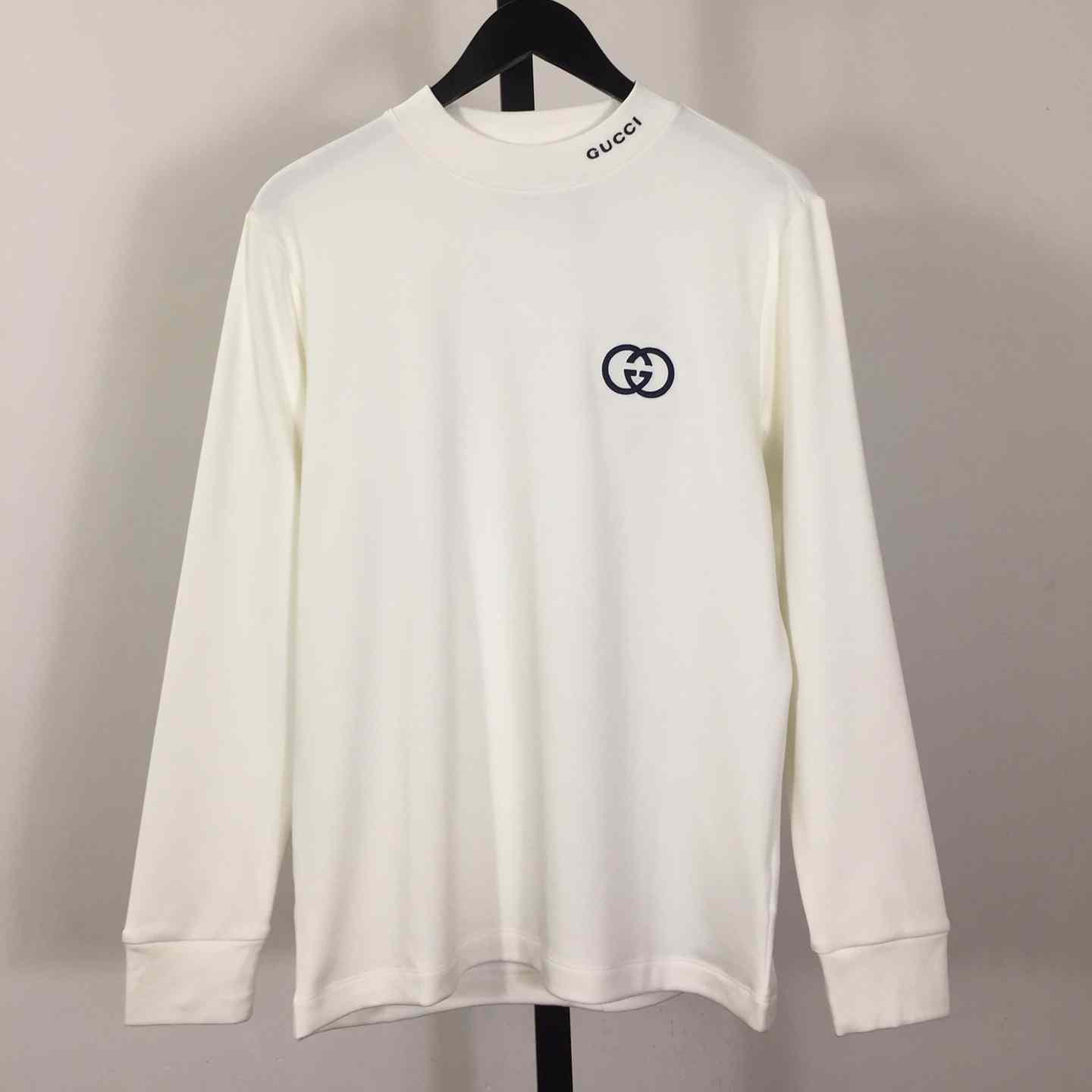 Gucci Logo Long Sleeve Tee - DesignerGu