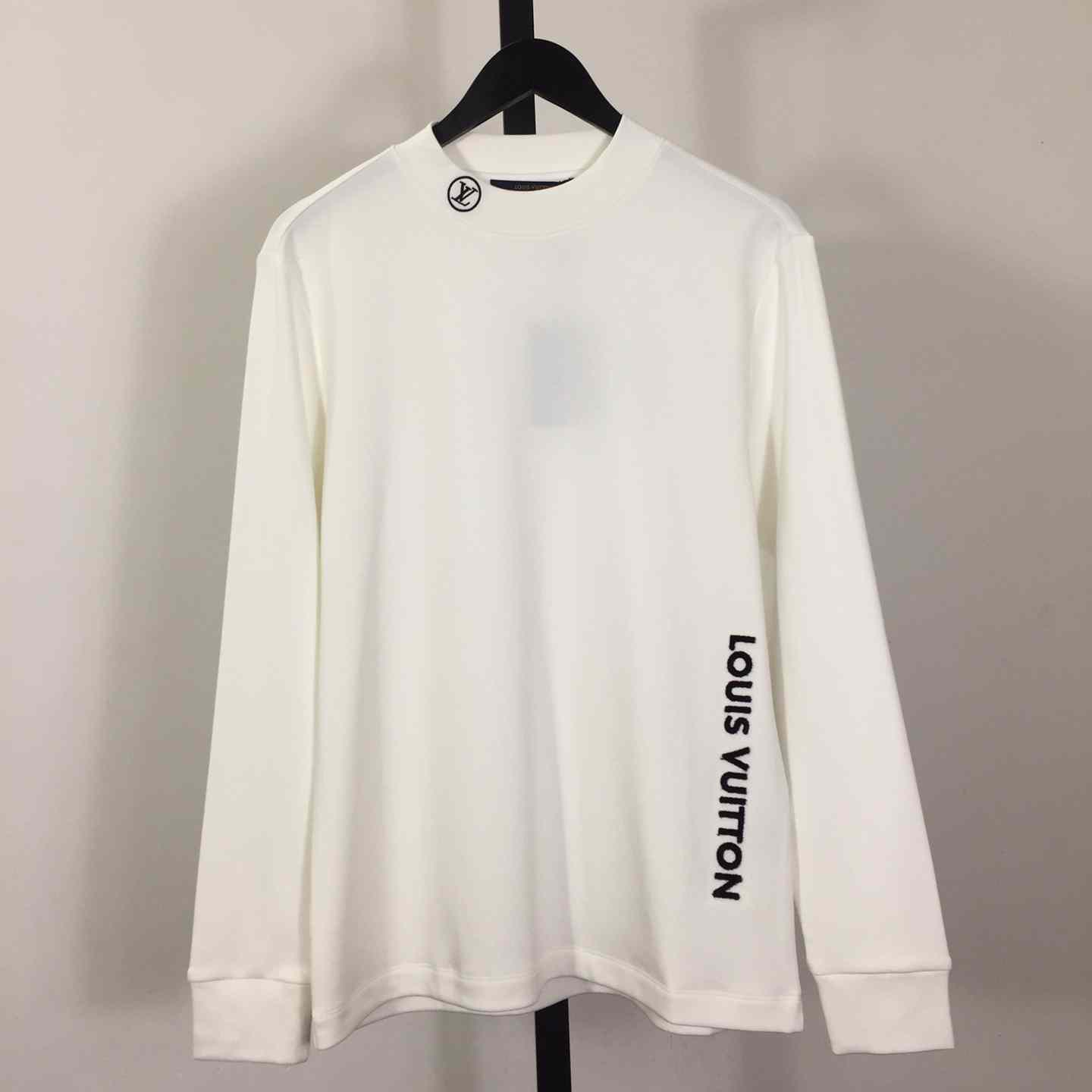 Louis Vuitton Logo Long Sleeve Tee - DesignerGu