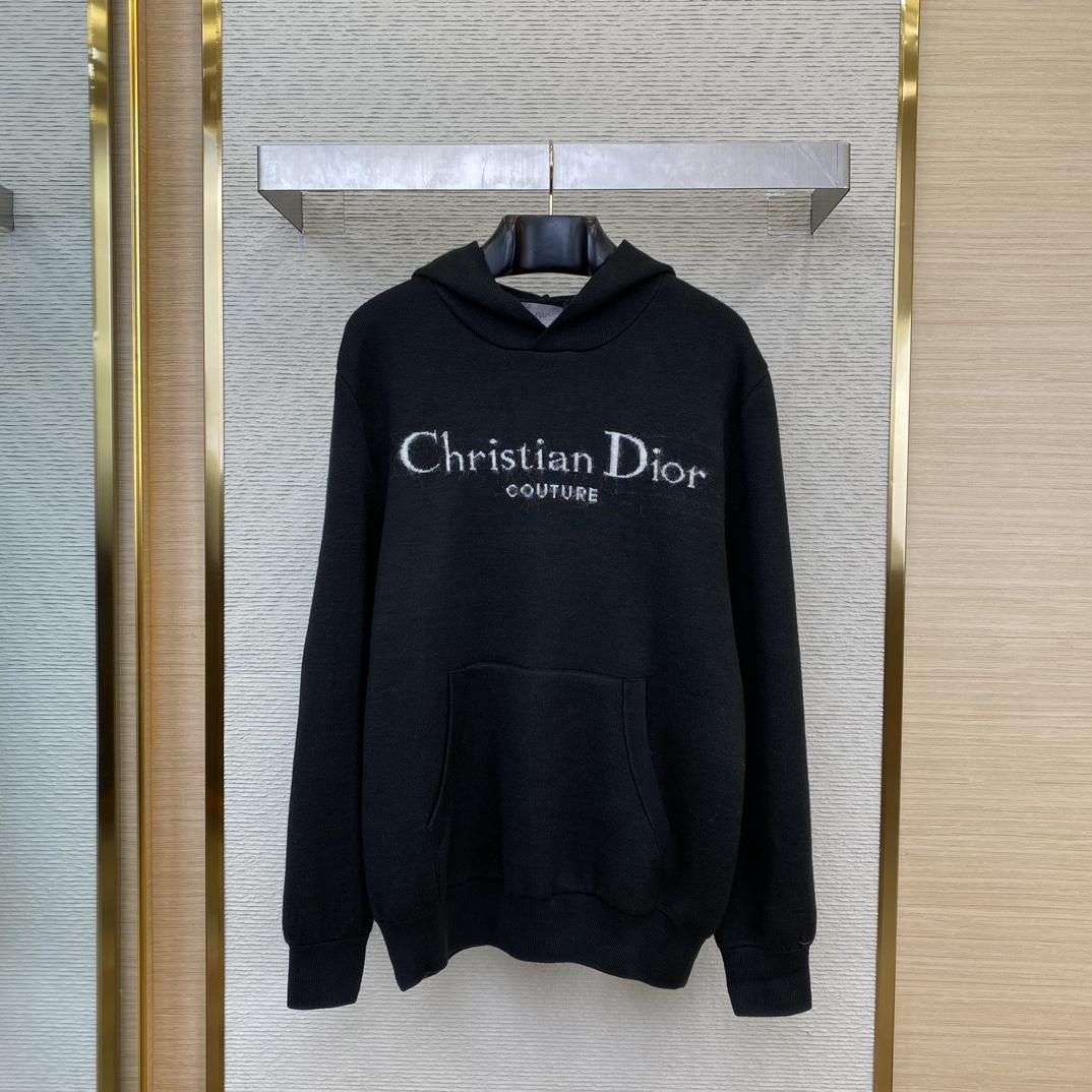 Christian Dior Couture Hooded Sweatshirt  - DesignerGu