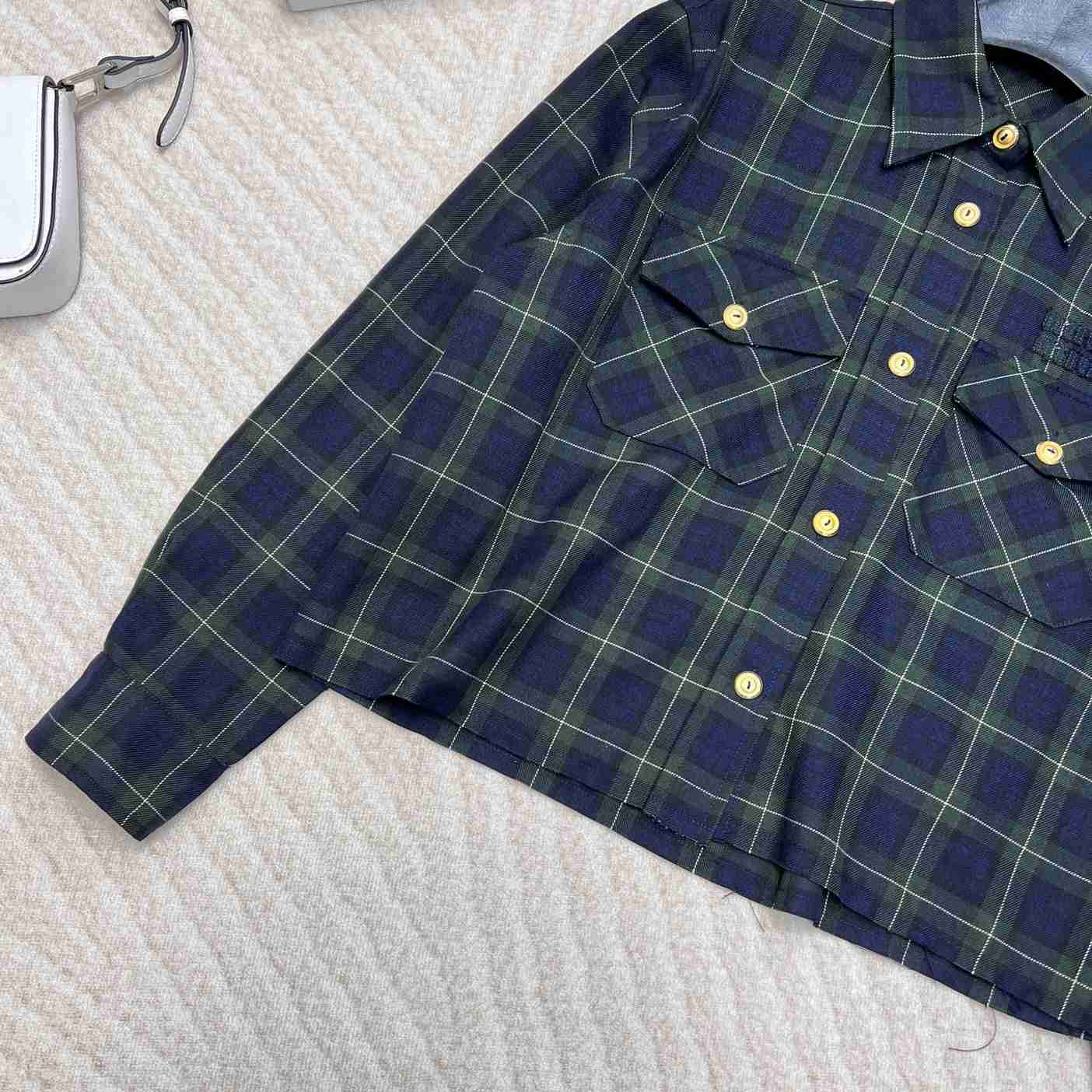 Miu Miu Plaid Shirt - DesignerGu