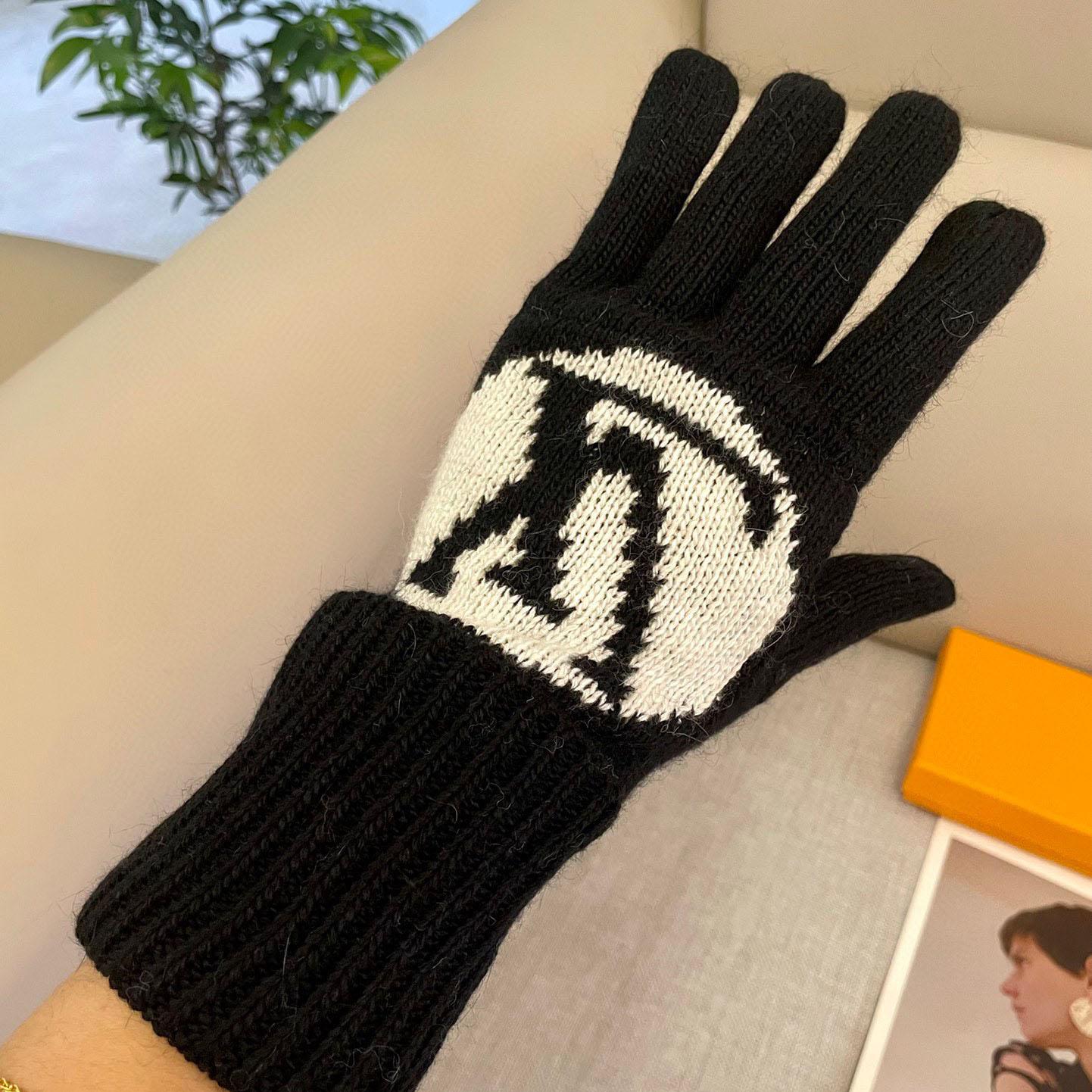 Louis Vuitton LV Medallion Gloves - DesignerGu