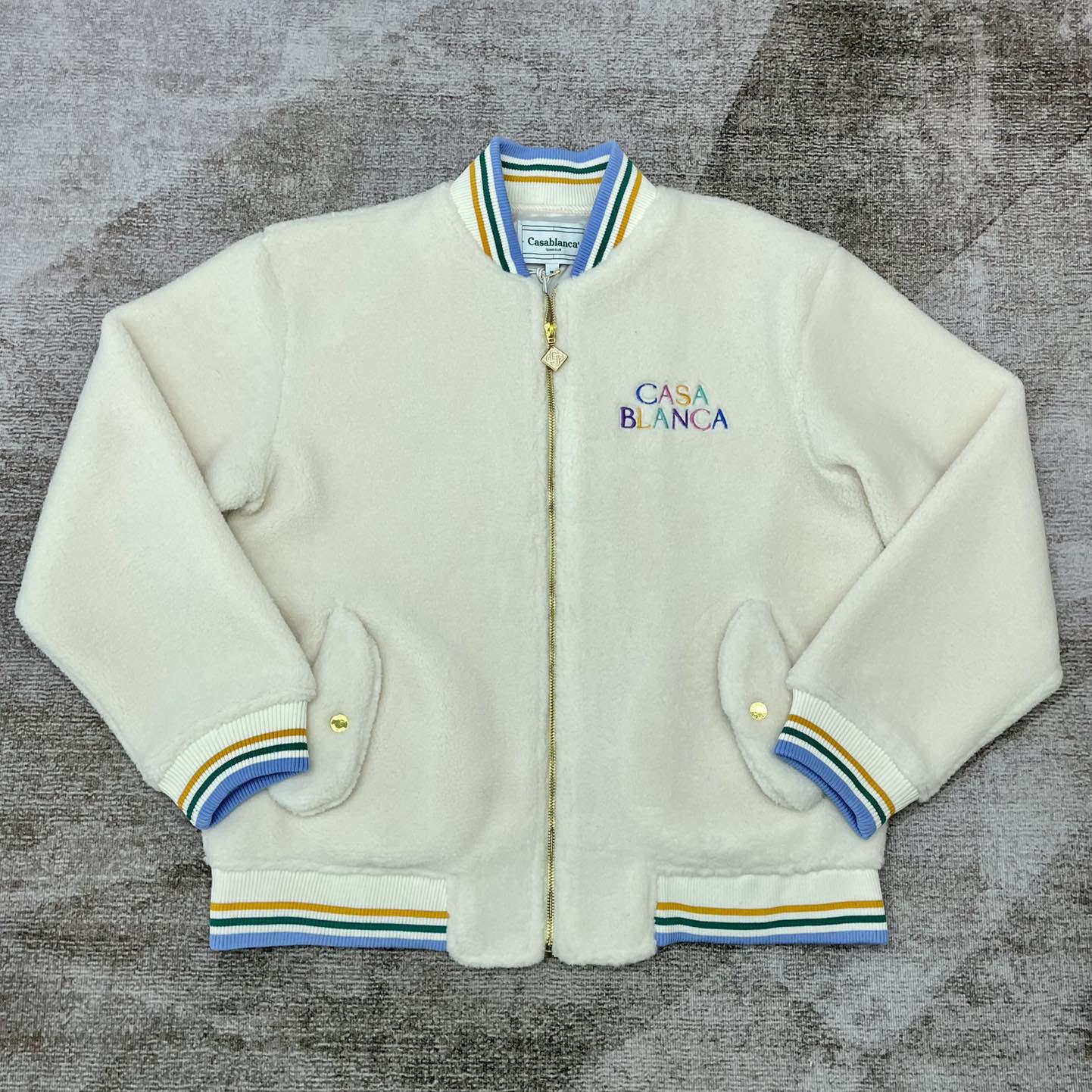 Casablanca Maison Pastelle Bomber Jacket    c940 - DesignerGu