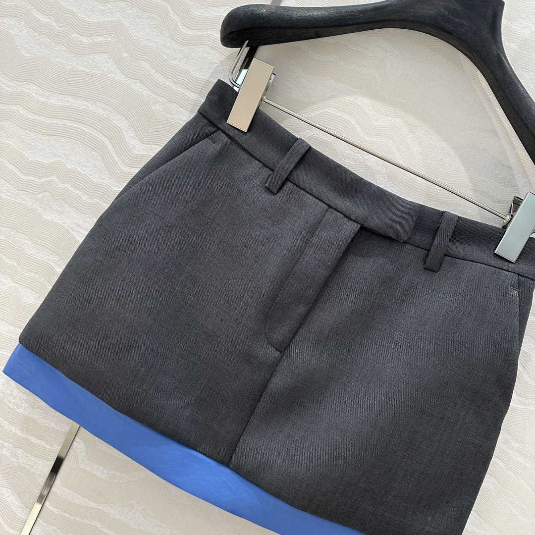 Miu Miu Gabardine Miniskirt - DesignerGu