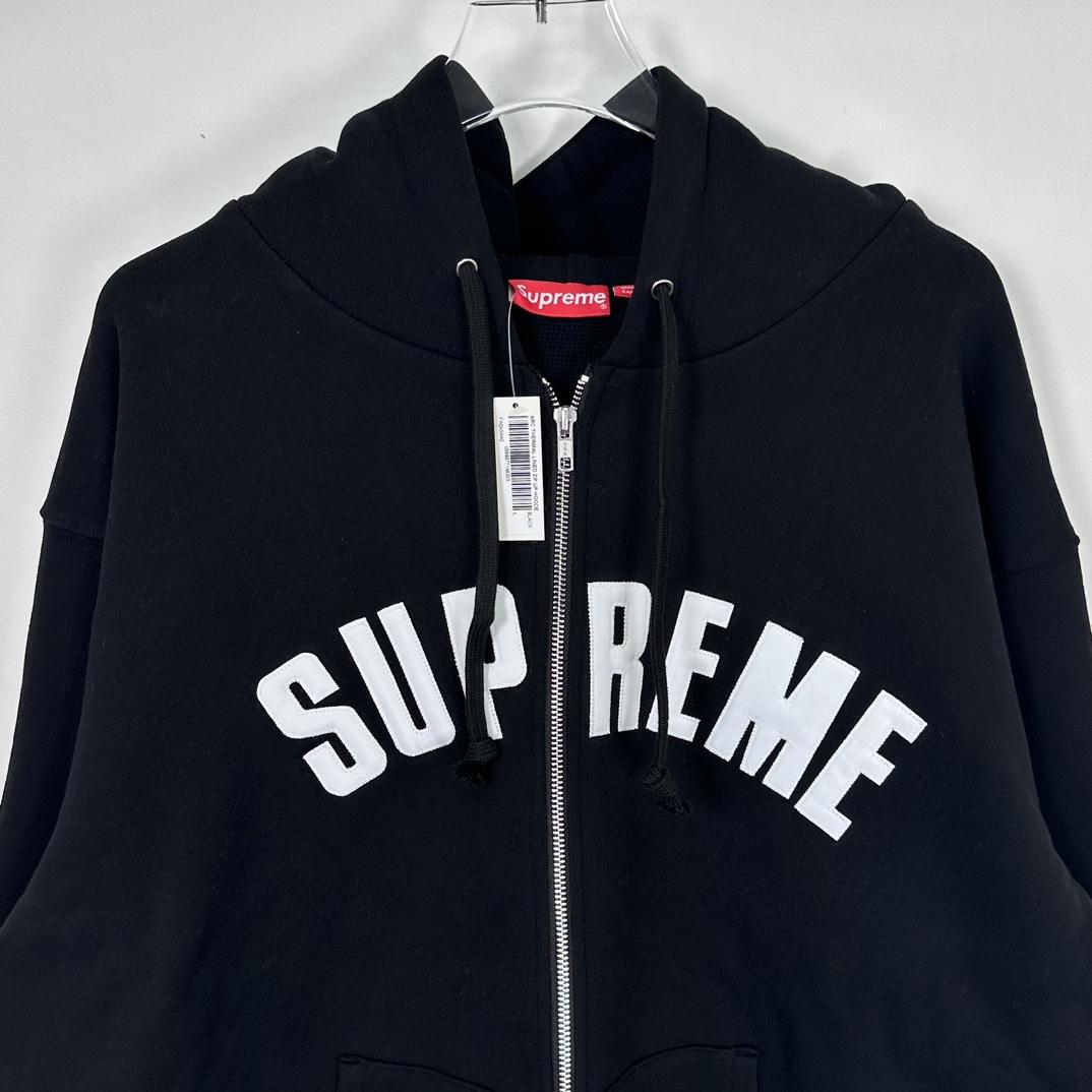 Supreme Arc Thermal Zip Up Hooded Sweatshirt - DesignerGu