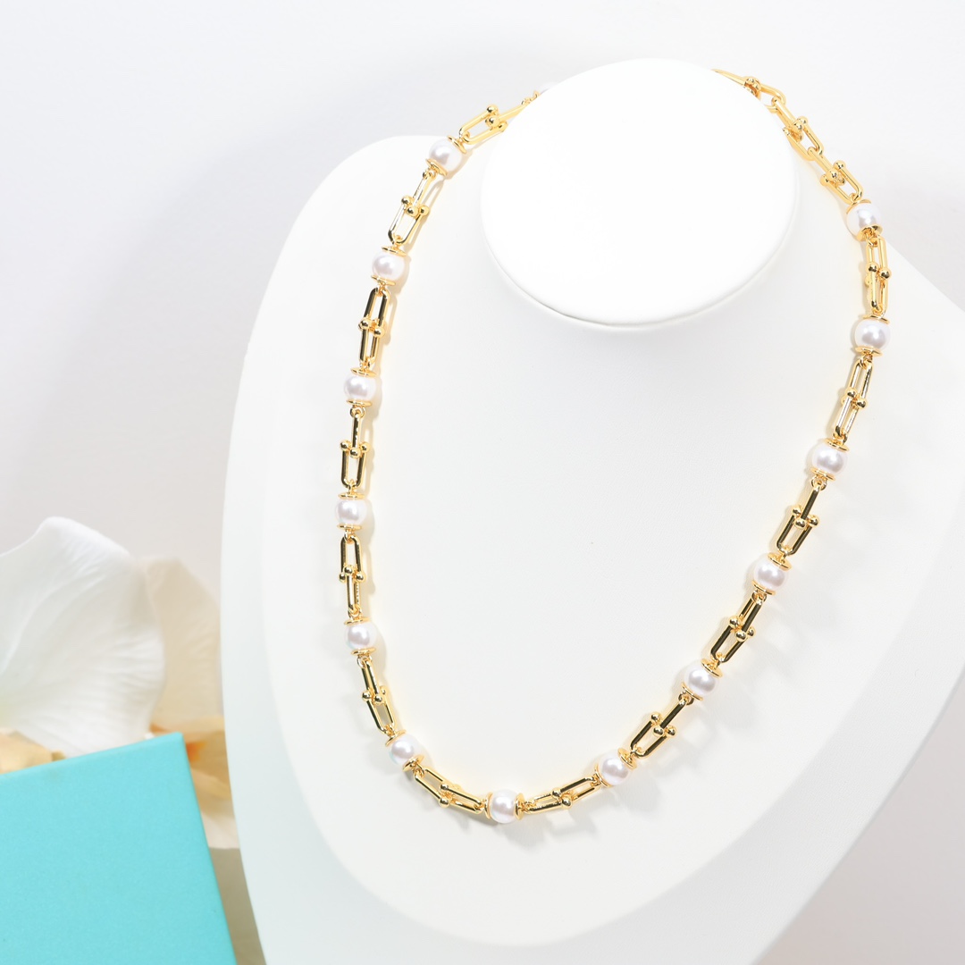 Tiffany & Co. Graduated Link Necklace - DesignerGu