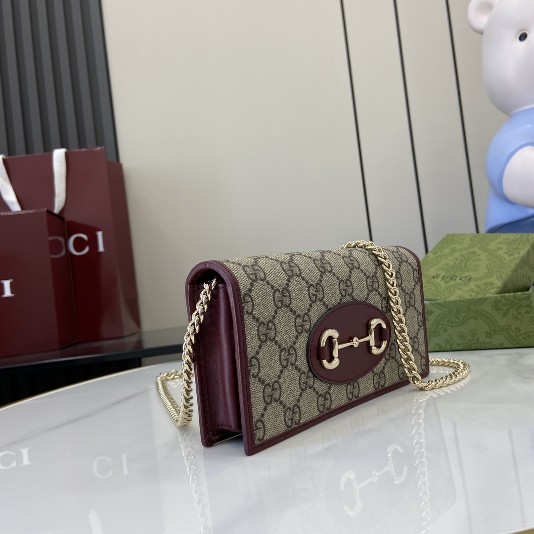 Gucci Horsebit 1955 Wallet With Chain - DesignerGu