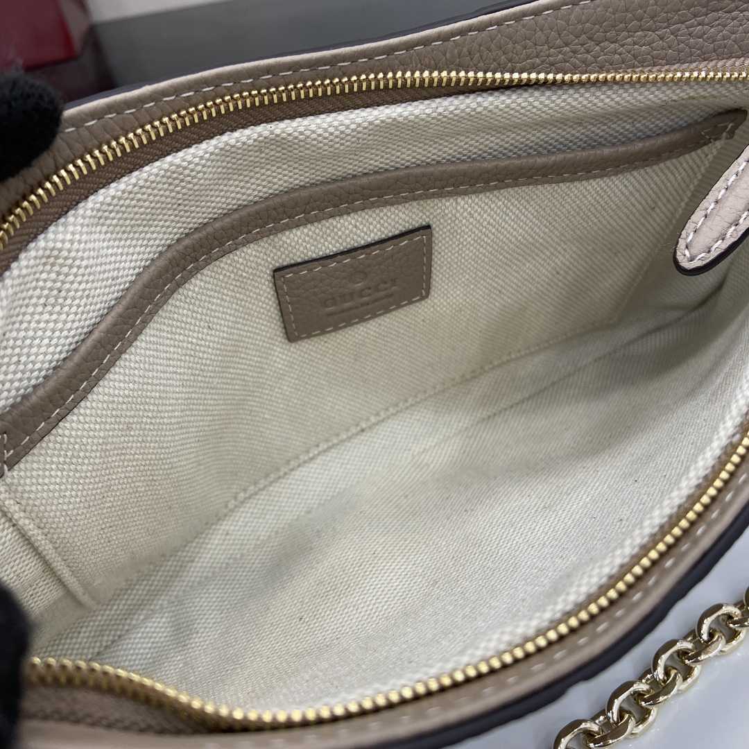 Gucci GG Emblem Medium Shoulder Bag - DesignerGu