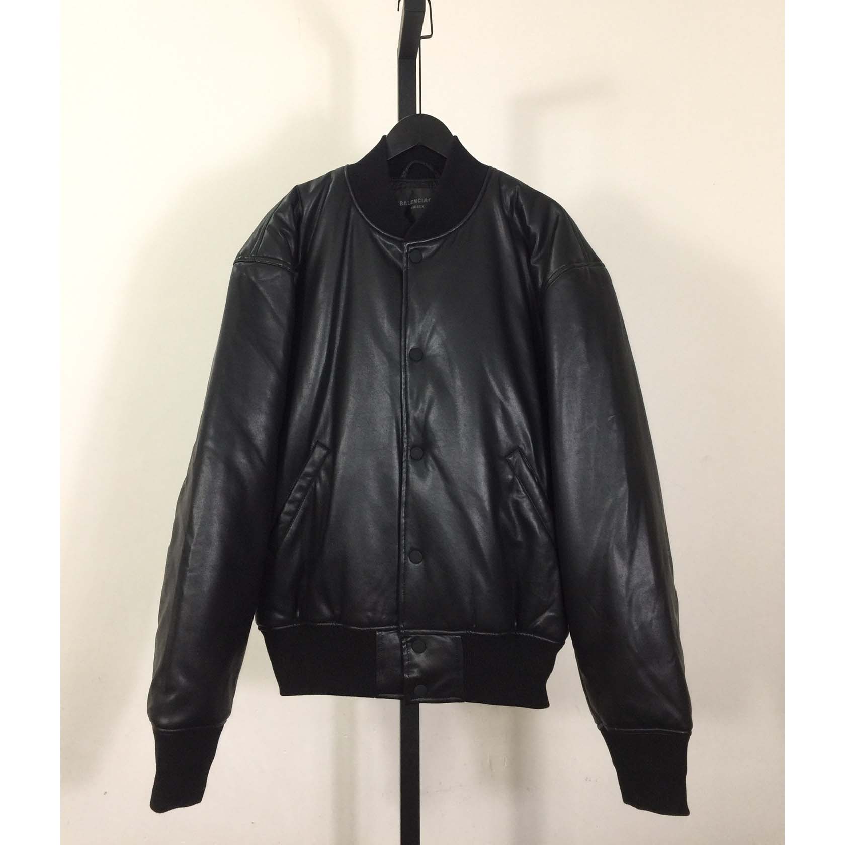 Balenciaga Leather Jacket - DesignerGu