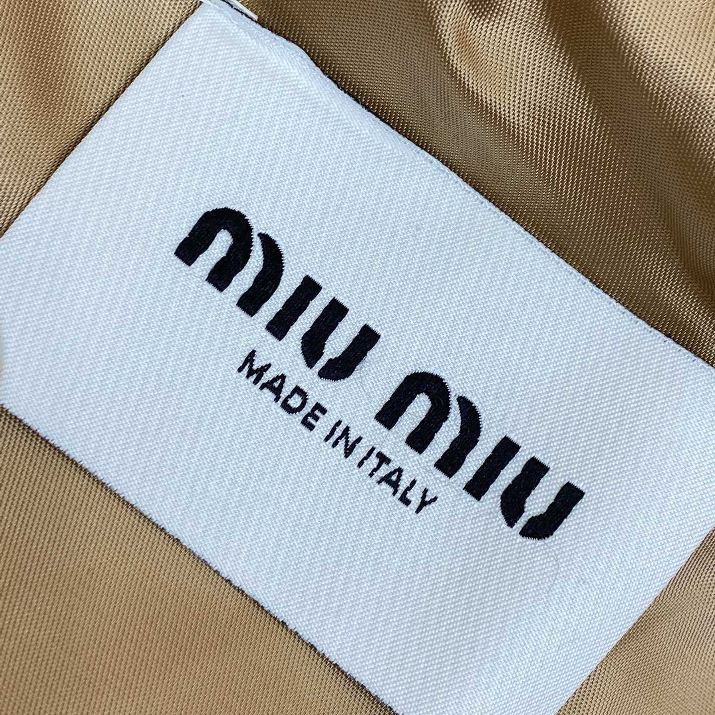 Miu Miu Brown Hooded Casual Jacket - DesignerGu