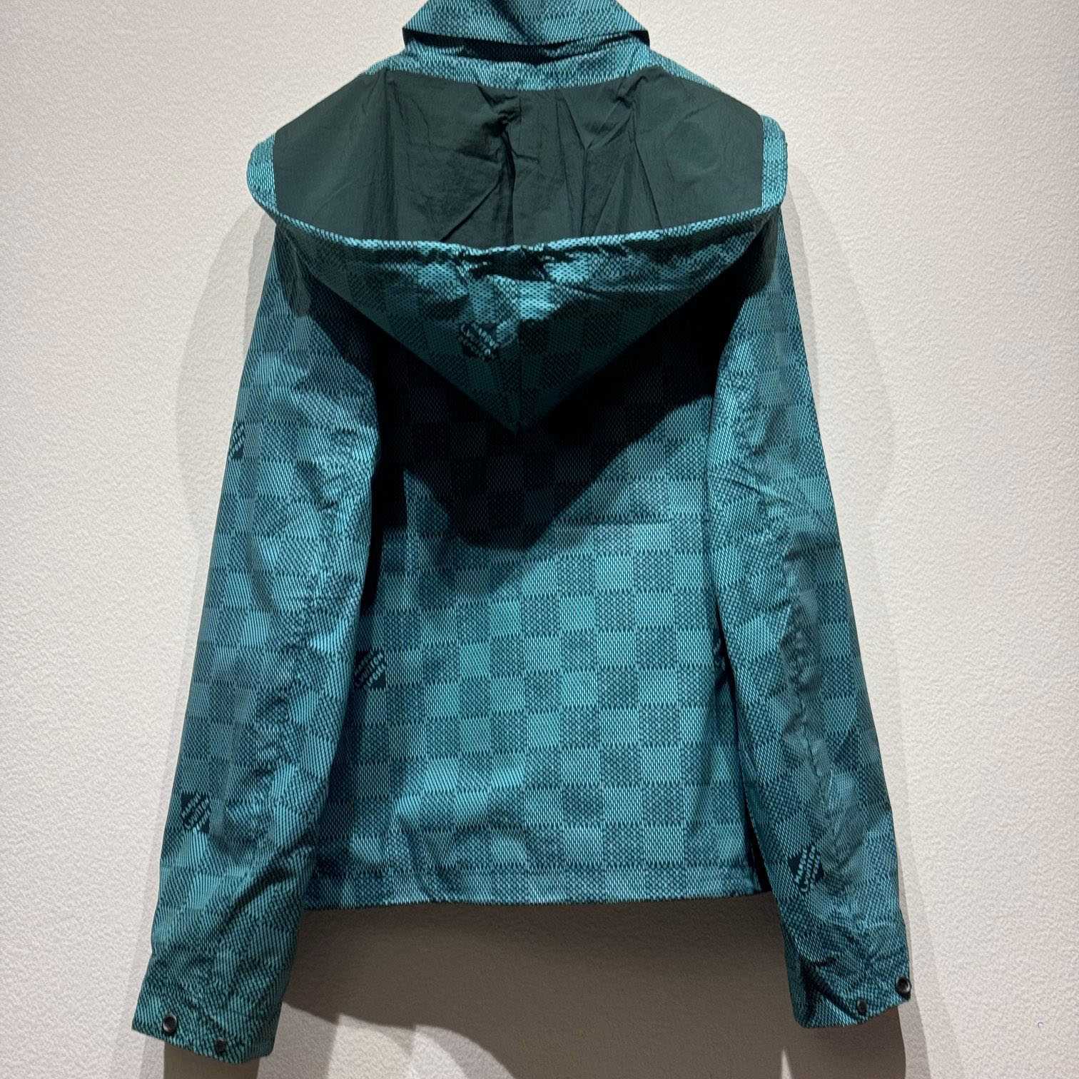 Louis Vuitton Printed Nylon Hooded Windbreaker   - DesignerGu