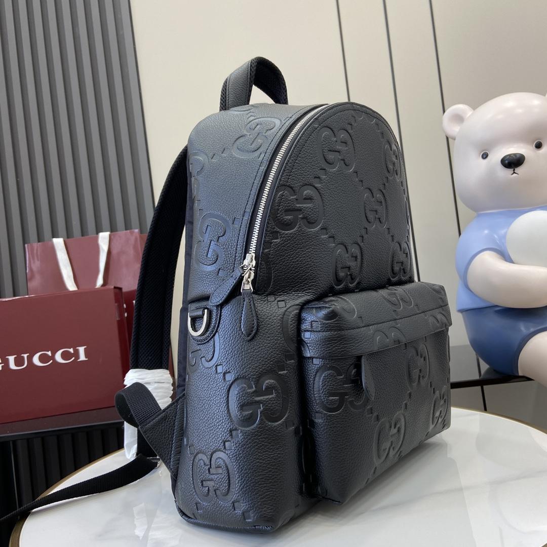 Gucci Medium Jumbo GG Backpack - DesignerGu