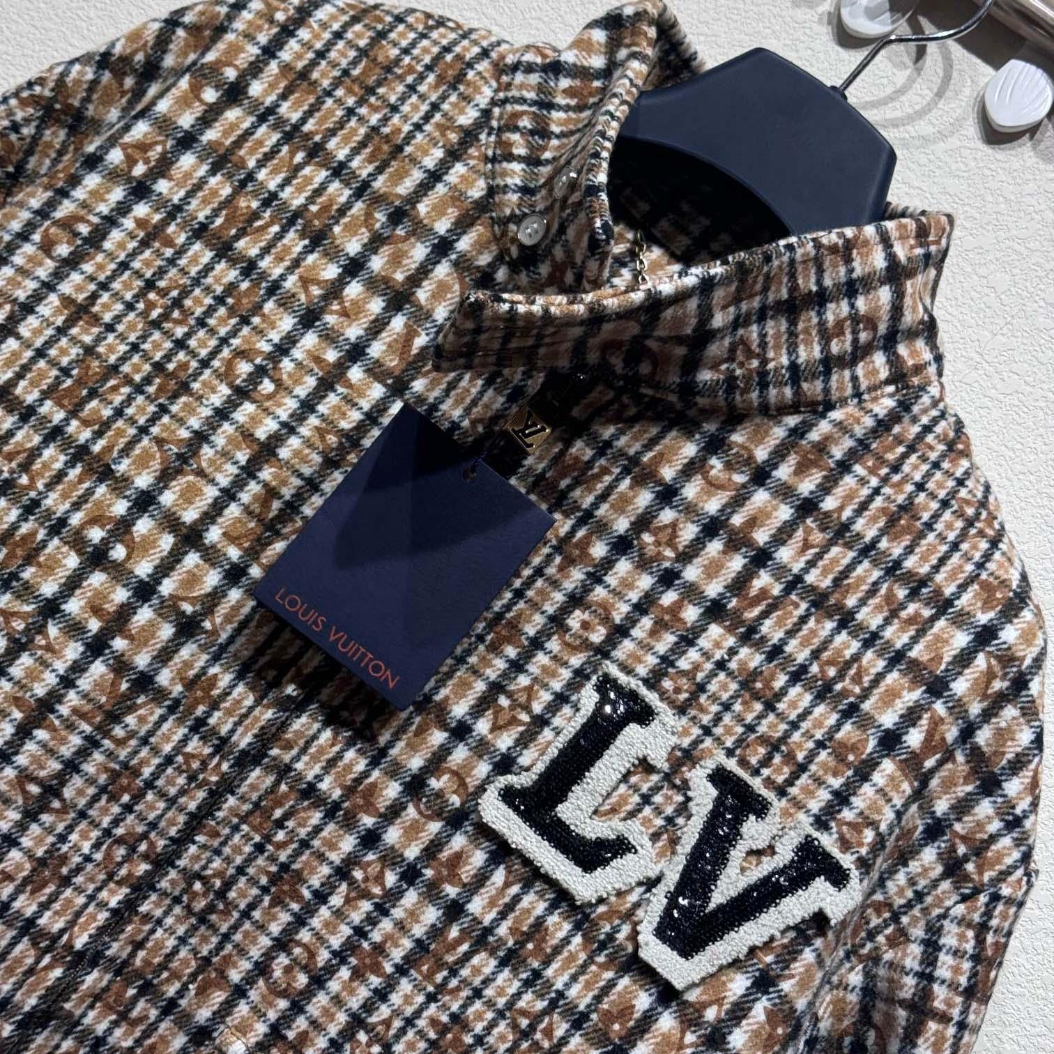 Louis Vuitton Monogram Wool Harrington Blouson   1AGIP6 - DesignerGu