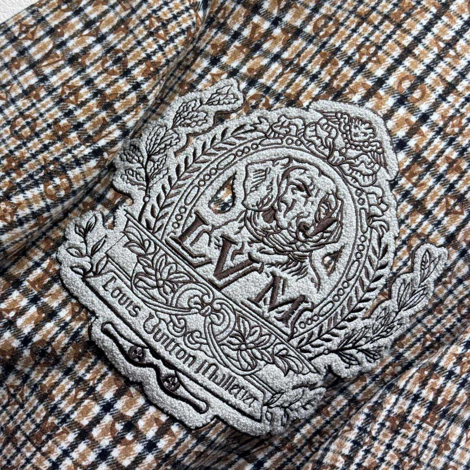 Louis Vuitton Monogram Wool Harrington Blouson   1AGIP6 - DesignerGu