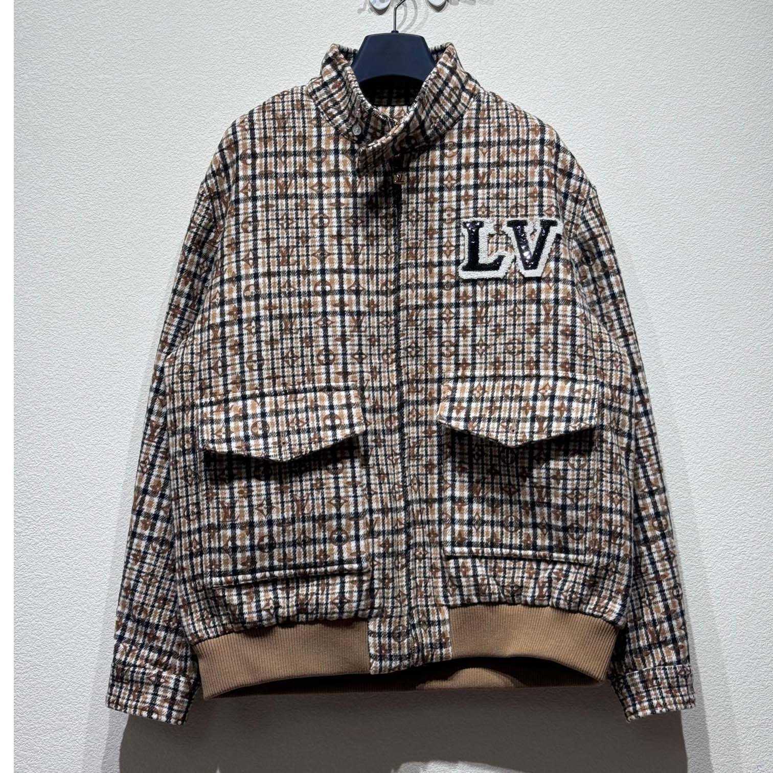 Louis Vuitton Monogram Wool Harrington Blouson   1AGIP6 - DesignerGu