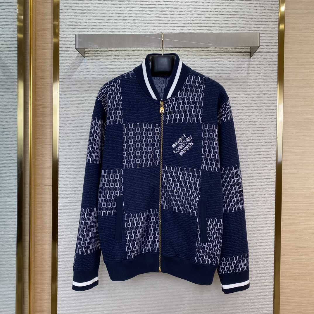 Louis Vuitton Damier Quilted Cotton Bomber  1AFXOP - DesignerGu